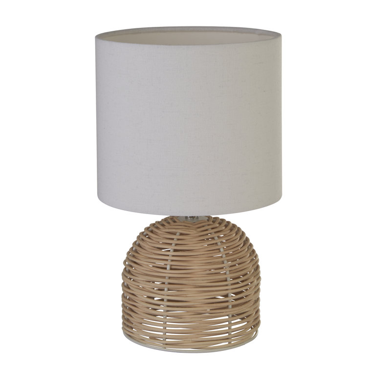 Bay Isle Home Hanstrom 26Cm White/Brown Table Lamp Wayfair.co.uk
